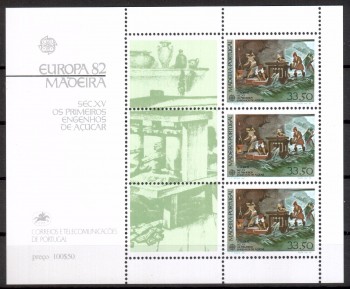 (intern:1567a) P - Madeira Michelnummer Block 3 postfrisch