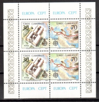 (intern:1571a) Tuerkei Michelnummer Block 21 postfrisch