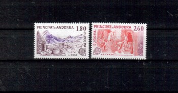 (intern:1573) Andorra,frz.Michelnummer 334 - 335 postfrisch (intern:1573) Andorra,frz.Michelnummer 334 - 335 postfrisch