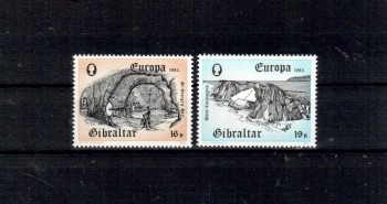 (intern:1581) Gibraltar Michelnummer 463 - 464 postfrisch