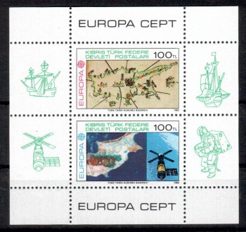 (intern:1605a) tuerk.Zypern Michelnummer Block 4 postfrisch (intern:1605a) tuerk.Zypern Michelnummer Block 4 postfrisch