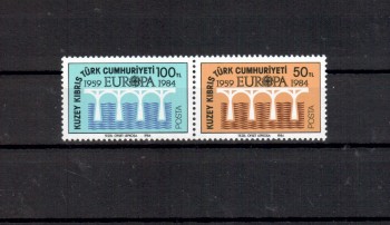 (intern:1640) tuerk.Zypern Michelnummer 142 - 143 postfrisch