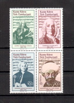 (intern:1675) tuerk.Zypern Michelnummer 166 - 169 postfrisch