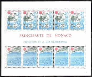 (intern:1698a) Monako Michelnummer Block 32 postfrisch
