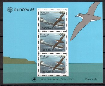 (intern:1704a) P - Madeira Michelnummer Block 7 postfrisch