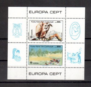 (intern:1709a) tuerk.Zypern Michelnummer Block 5 postfrisch