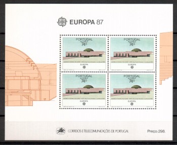 (intern: 1737a) P - Azoren Michelnummer Block 8 postfrisch