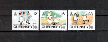(intern: 1792) GB - Guernsey Michelnummer 449 - 451 postfrisch