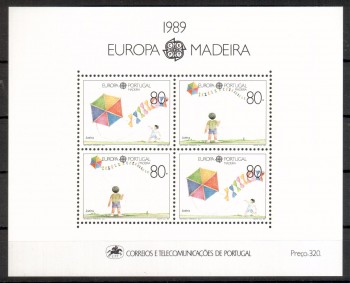 (intern: 1808a) P - Madeira  Michelnummer Block 10 postfrisch