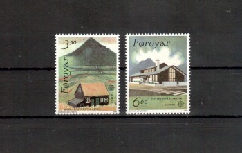 (intern: 1820) DK - Faroer Michelnummer 198 - 199 postfrisch
