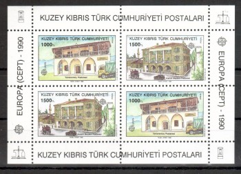 (intern: 1848a) tuerk.Zypern Michelnummer Block 8 postfrisch