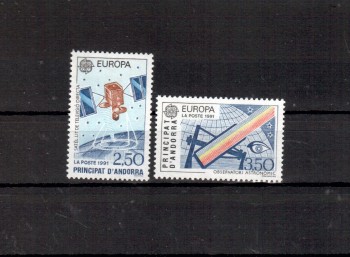 (intern: 1850) Andorra,frz. Michelnummer 423 - 424 postfrisch