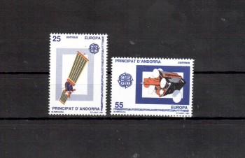 (intern: 1851) Andorra,span. Michelnummer 221 - 222 postfrisch