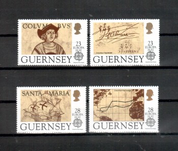 (intern: 1902) GB - Guernsey Michelnummer 549 - 552 postfrisch