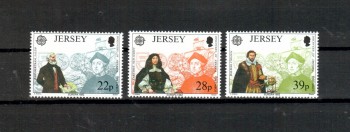 (intern: 1904) GB - Jersey Michelnummer 574 - 576 postfrisch