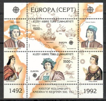 (intern: 1927a) tuerk.Zypern Michelnummer Block 10 postfrisch