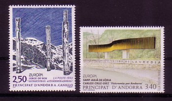 (intern:1931) Andorra,frz. Michelnummer 451 - 452 postfrisch