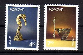 (intern:1938) DK - Faroer Michelnummer 248 - 249 postfrisch