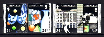 (intern:1941) Gibraltar Michelnummer 654 - 657 postfrisch