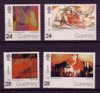 (intern:1944) GB - Guernsey Michelnummer 608 - 611 postfrisch