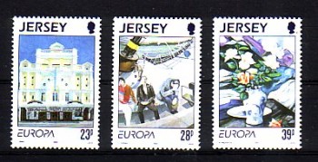 (intern:1946) GB - Jersey Michelnummer 612 - 614 postfrisch