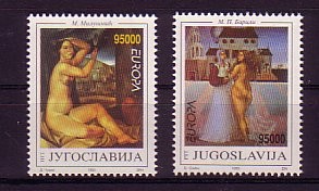 (intern:1950) Jugoslawien Michelnummer 2603 - 2604 postfrisch