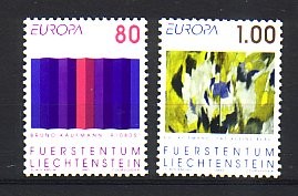 (intern:1952) Liechtenstein Michelnummer 1054 - 1055 postfrisch