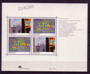 (intern:1962) Portugal Michelnummer Block 93 postfrisch