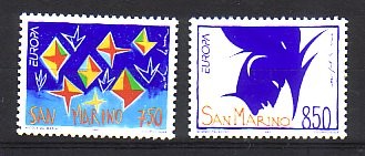 (intern:1968) San Marino Michelnummer 1523 - 1524 postfrisch