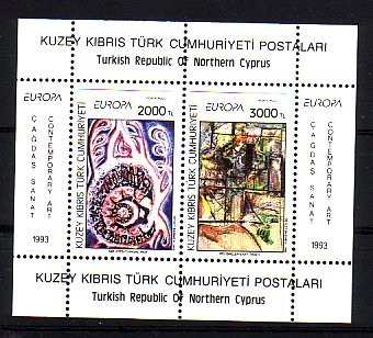 (intern:1976) tuerk.Zypern Michelnummer Block 12 postfrisch