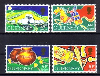 (intern:2001) GB - Guernsey Michelnummer 635 - 638 postfrisch