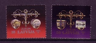 (intern:2011) Lettland Michelnummer 376 - 377 postfrisch 