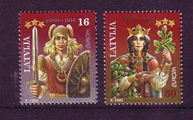 (intern:2067) Lettland Michelnummer 414 - 415 postfrisch