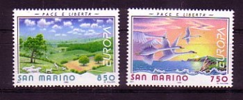 (intern:2079) San Marino Michelnummer 1607 - 1608 postfrisch (intern:2079) San Marino Michelnummer 1607 - 1608 postfrisch
