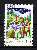 (intern:2152) Andorra,span. Michelnummer 253 postfrisch