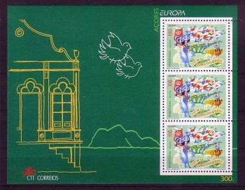 (intern:2259) P - Azoren Michelnummer Block 18 postfrisch