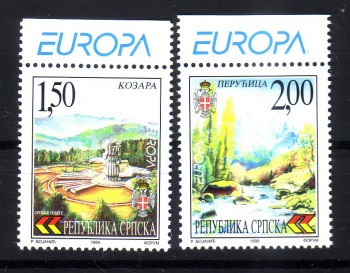 (intern:2287) B + H , Serbien Michelnummer 125 - 126 postfrisch