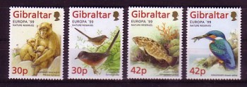 (intern:2298) Gibraltar Michelnummer 852 - 855 postfrisch