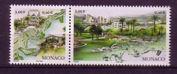 (intern:2318) Monako Michelnummer 2454 - 2455 postfrisch