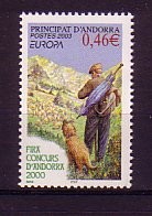 (intern:2539) Andorra,frz. Michelnummer 601 postfrisch
