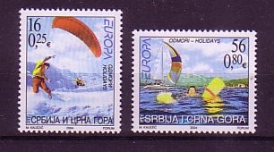 (intern:2633) Jugoslawien Michelnummer 3196 - 3197 postfrisch