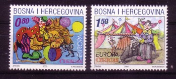 (intern:2677) Mostar Michelnummer 154 - 155 postfrisch