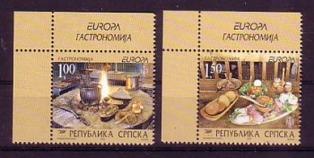 (intern:2678) B + H , Serbien Michelnummer 327 - 328 A postfrisch