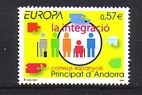 (intern:2741) Andorra,span. Michelnummer 333 postfrisch