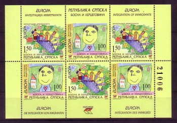 (intern:2746a) B + H , Serbien Michelnummer  366 - 367 DD postfrisch