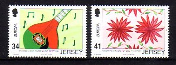 (intern:2762) GB - Jersey Michelnummer 1221 - 1222 postfrisch (intern:2762) GB - Jersey Michelnummer 1221 - 1222 postfrisch