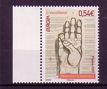 (intern:2809) Andorra,frz. Michelnummer 661 postfrisch