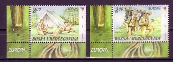 (intern:2815) Bosnien + Herzegowina  Michelnummer 476 - 477 postfrisch
