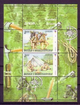 (intern:2816) Bosnien + Herzegowina  Michelnummer Block 32 postfrisch