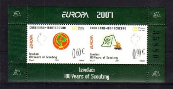 (intern:2852a) Montenegro Michelnummer 139 - 140 postfrisch